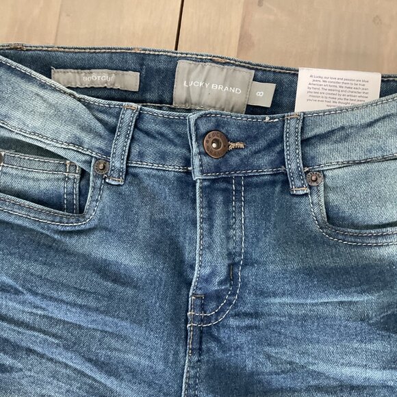 NWT Girls LUCKY Brand Jeans Size 8 - Bootcut - Picture 3 of 5
